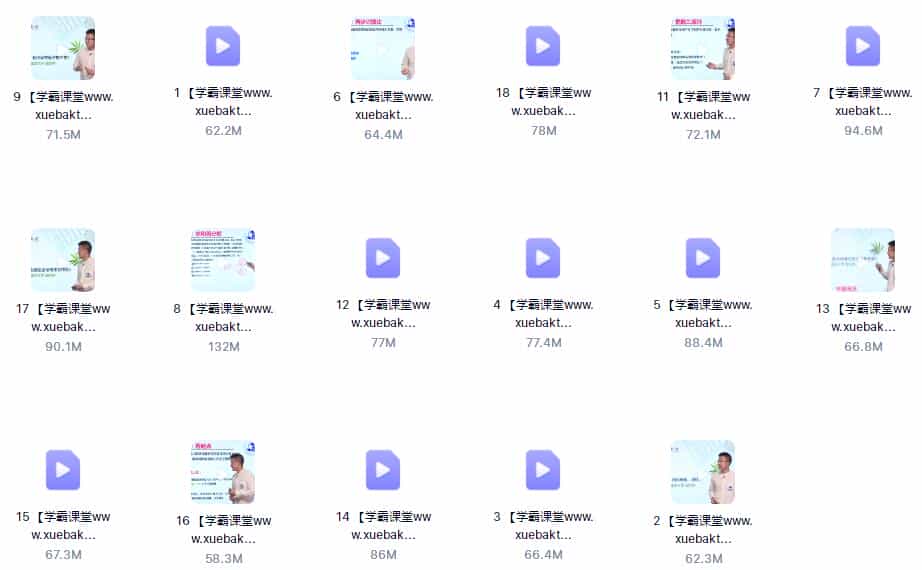 胡忠林_学魁榜_2020高考生物技巧秒杀课_百度云下载 - 宋马