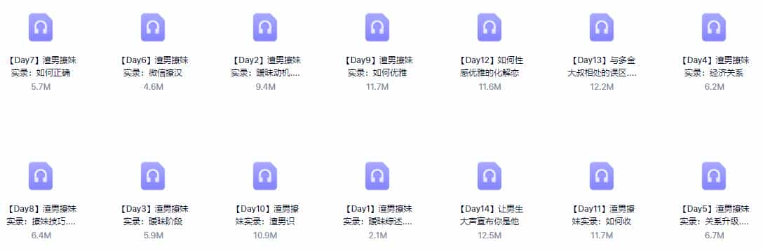 chic原醉《最有趣的撩汉课程：渣男撩妹实录》百度云下载