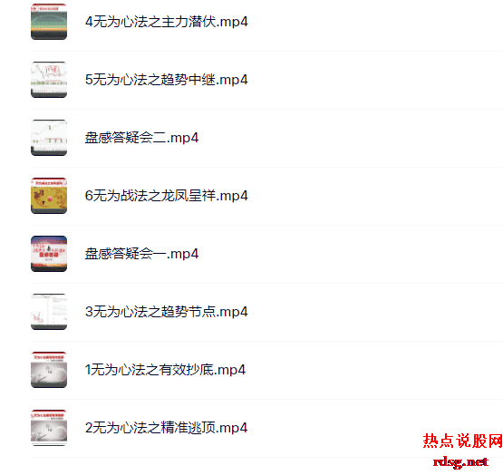 【无为投资】无为战法之《交易盘感特训营》237期