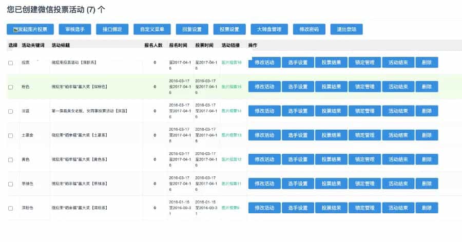 PHP微信投票管理系统 独立版+含8种模版+活动关键词+微应用企业级投票系 - 宋马