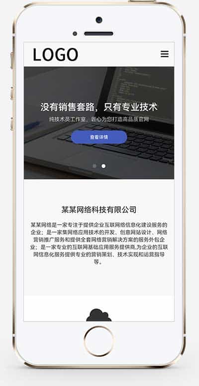 p559(自适应手机端)pbootcms网站建设网络科技类模板 SEO优化网络建站公司网站源码下载