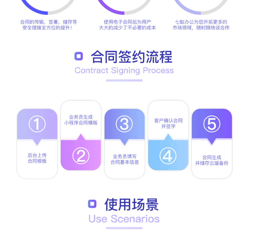 七蚁电子合同小程序1.3.11+七蚁基础模块 1.1.12小程序源码