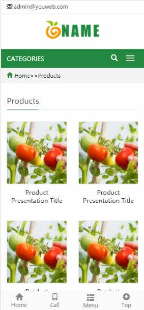 p641农业种植水果蔬菜外贸英文pbootcms模板,html5农业科技公司网站源码下载