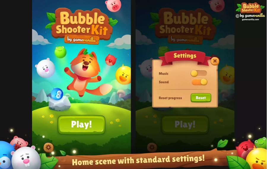 Uinty游戏《泡泡球消除 》Bubble Shooter Kit 精品源码源码 - 宋马