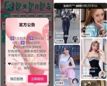 苹果CMSV10引流吸粉视频源码 包天包月包年观看/仿抖音快手美女视频源码 - 宋马