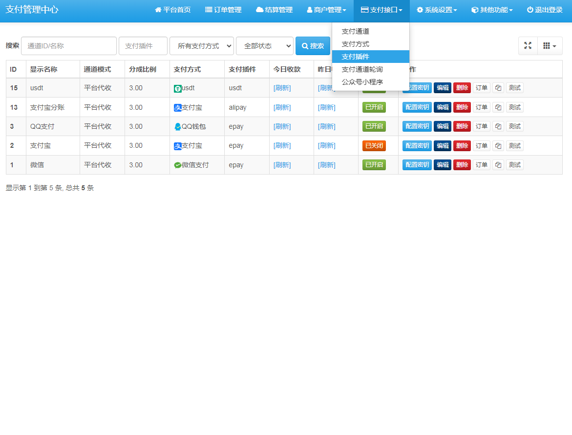 易支付,易支付分账接口,最新源码开源无加密无授权