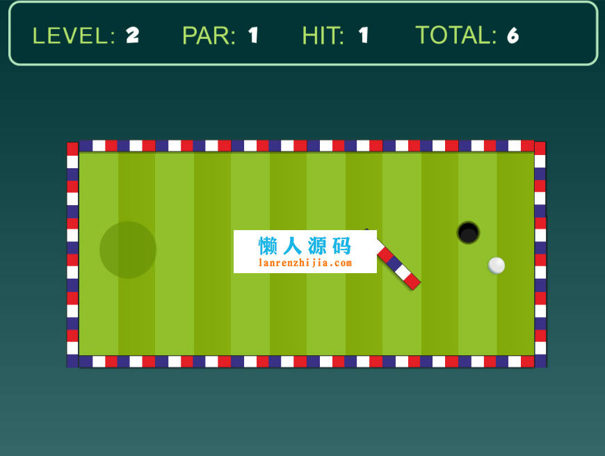 HTML5《迷你高尔夫》休闲小游戏源码下载