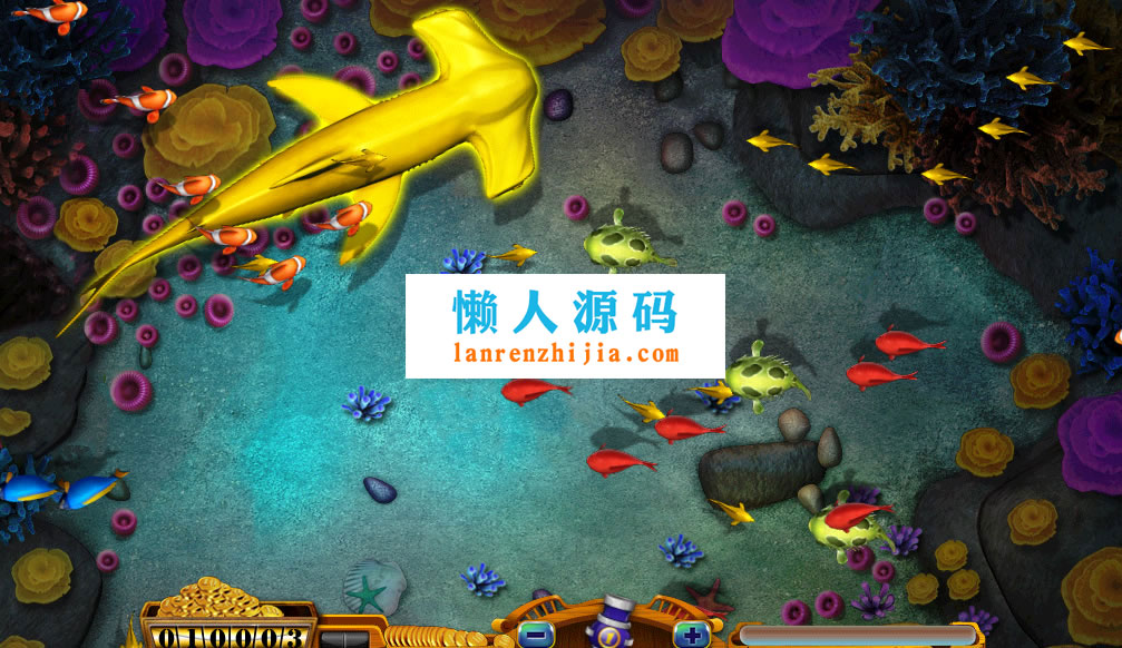 HTML5捕鱼达人游戏源码下载 - 宋马
