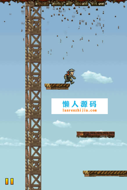 HTML5高空逃生游戏源码下载