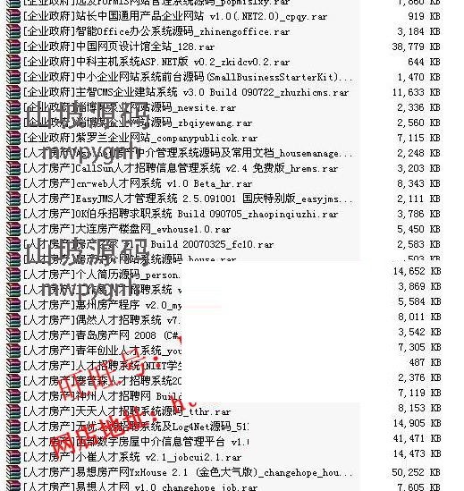 1400余套ASP.NET网站源码打包 整站源码模板程序毕业设计项目