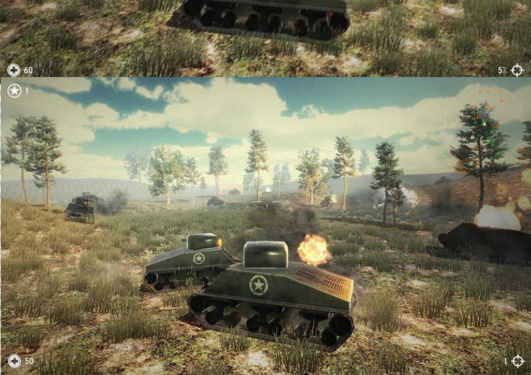 unity3D U3D 坦克射击大战游戏完整项目手游游戏源码学习素材