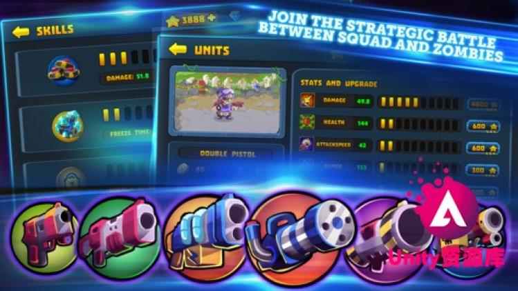 unity3d 大型打僵尸塔防游戏源码工程模板完整项目U3D素材资源 unity3d 大型打僵尸塔防游戏源码工程模板完整项目U3D素材资源