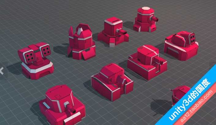 unity3d/u3d 坦克射击游戏框架 完整游戏手游 小游戏源码