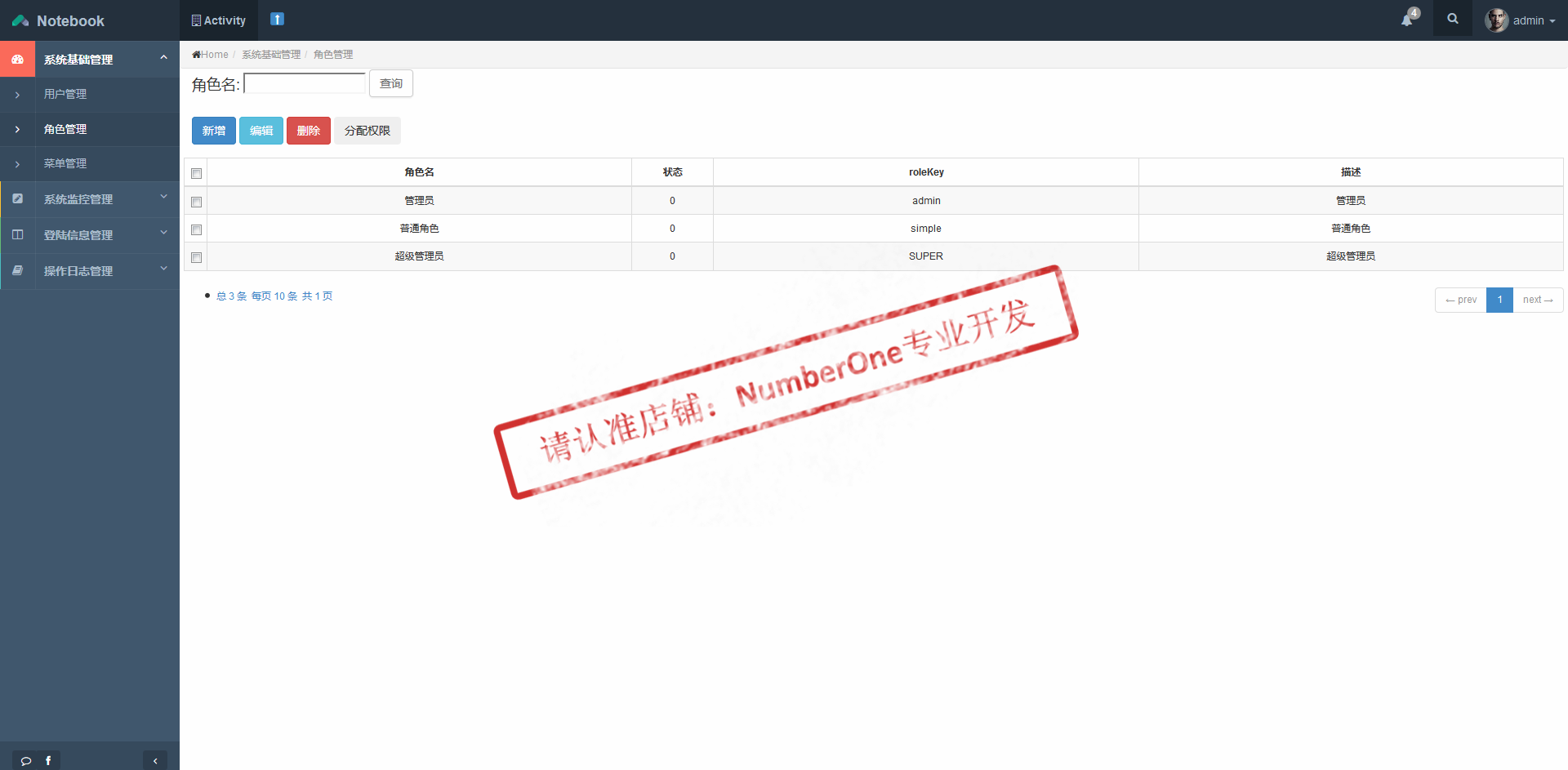 最强JAVA权限后台管理系统源码SSM框架ERP OA软件mysql保运行