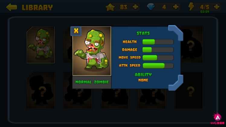 unity3d 大型打僵尸塔防游戏源码工程模板完整项目U3D素材资源 unity3d 大型打僵尸塔防游戏源码工程模板完整项目U3D素材资源