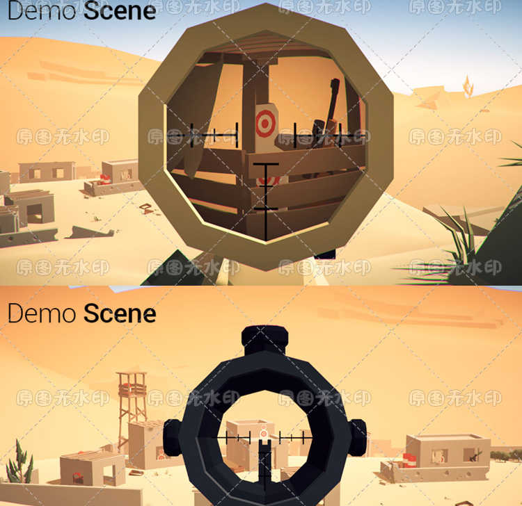 FPS射击生存吃鸡类 unity3D完整项目源码 低多边形 手游游戏素材