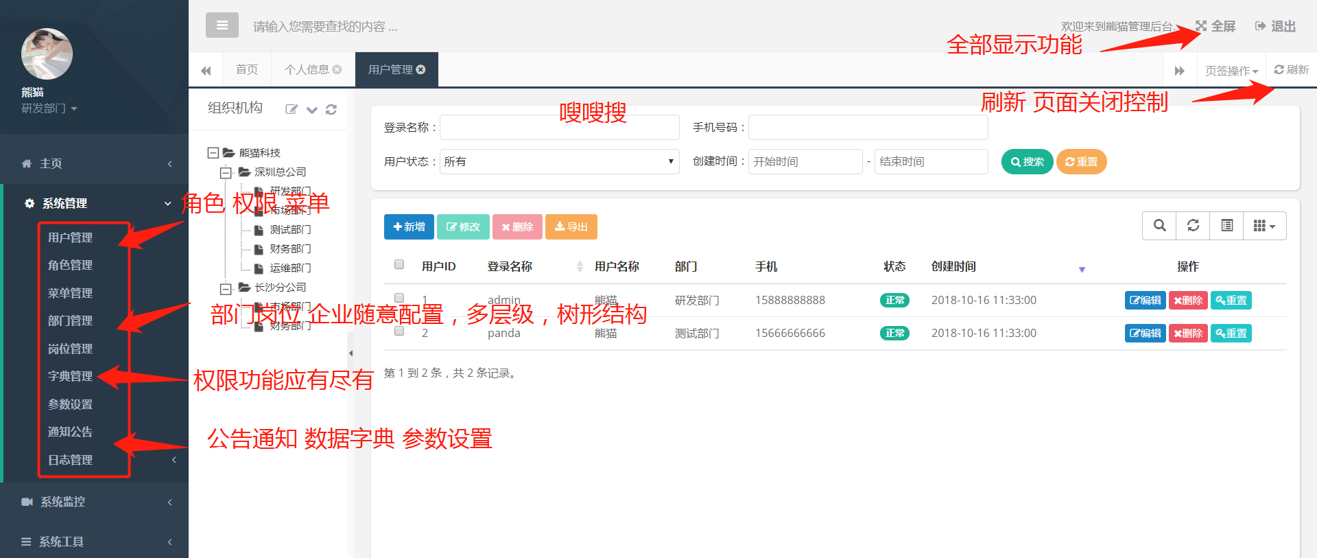SpringBoot boot Shiro Thymeleaf MyBatis Java管理权限系统源码