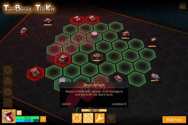 unity战棋游戏系统回合制项目源码Turn-Based ToolKit v2.1.2 f12
