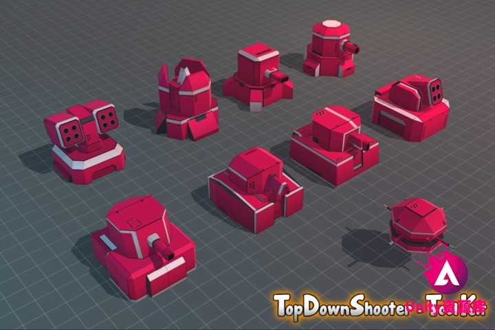 unity3d/U3D 坦克射击游戏框架 完整游戏手游小游戏源码工程