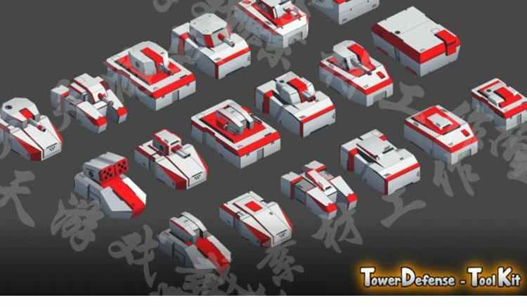 U3D资源 Tower Defense Toolkit (TDTK) 4.0.2 塔防类游戏源码
