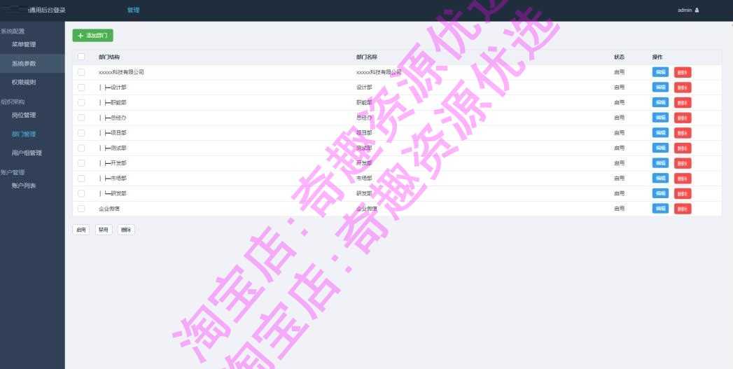 java web项目 前后端分离框架springcloud vue前端后端分离源码