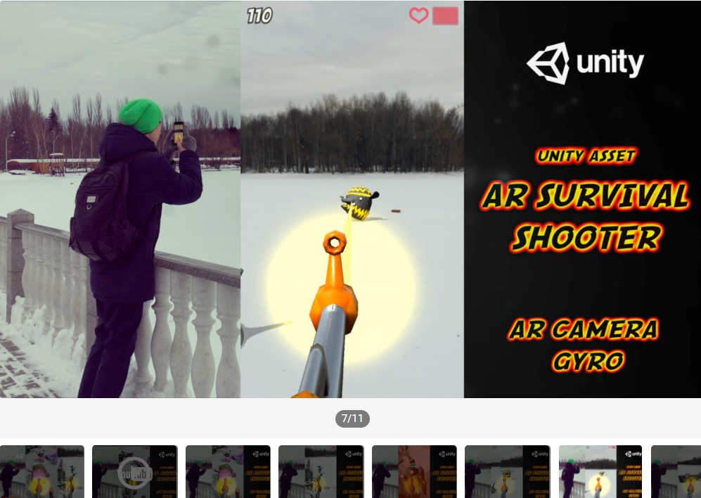 Unity3D 项目源码 AR Survival Shooter: AR FPS 2.3 AR射击游戏