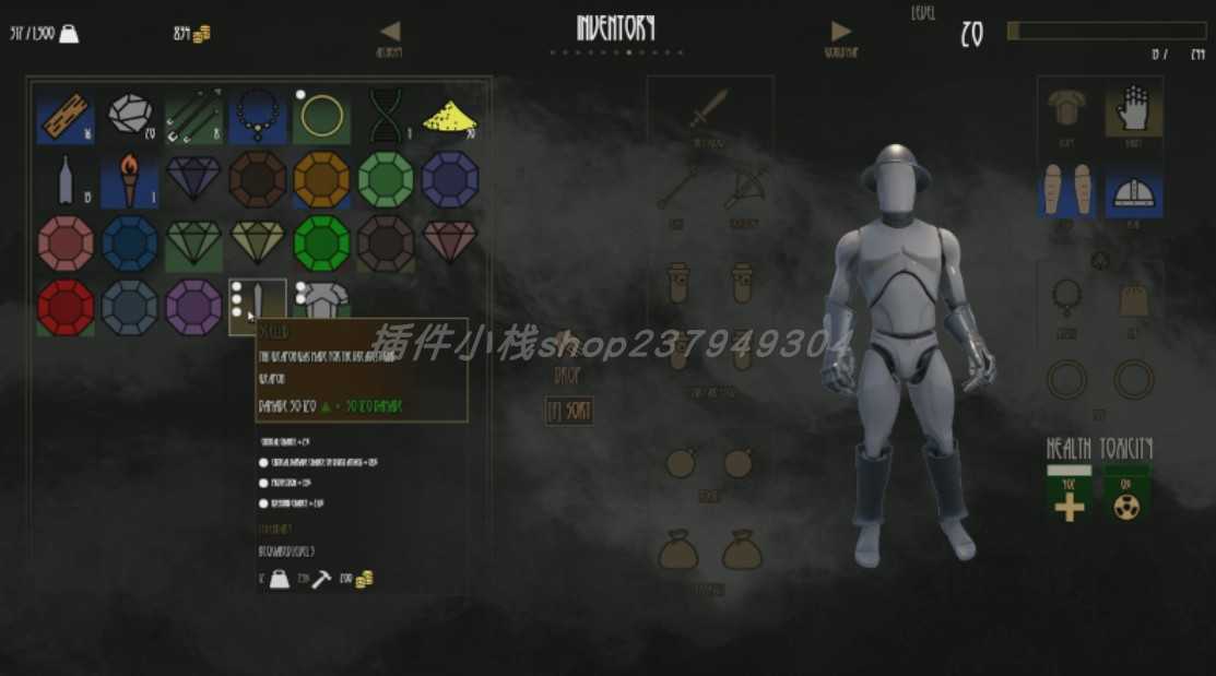 UE4虚幻 角色扮游戏完整项目源码 Complete RPG 4.18-4.25