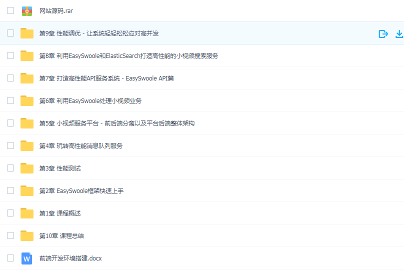 ElasticSearch EasySwoole高性能小视频系统2020视频教程带源码 - 宋马