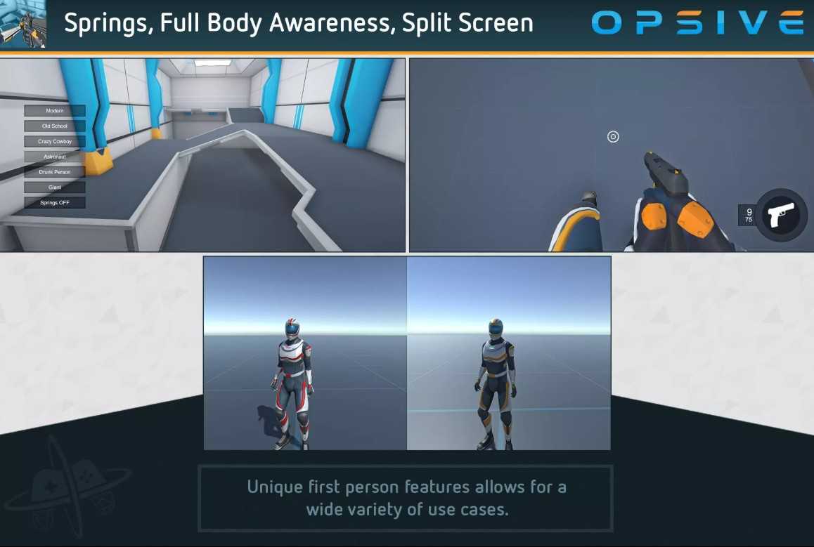 Unity3D 官网原包UFPS: Ultimate FPS 2.4.1射击游戏项目源码模板