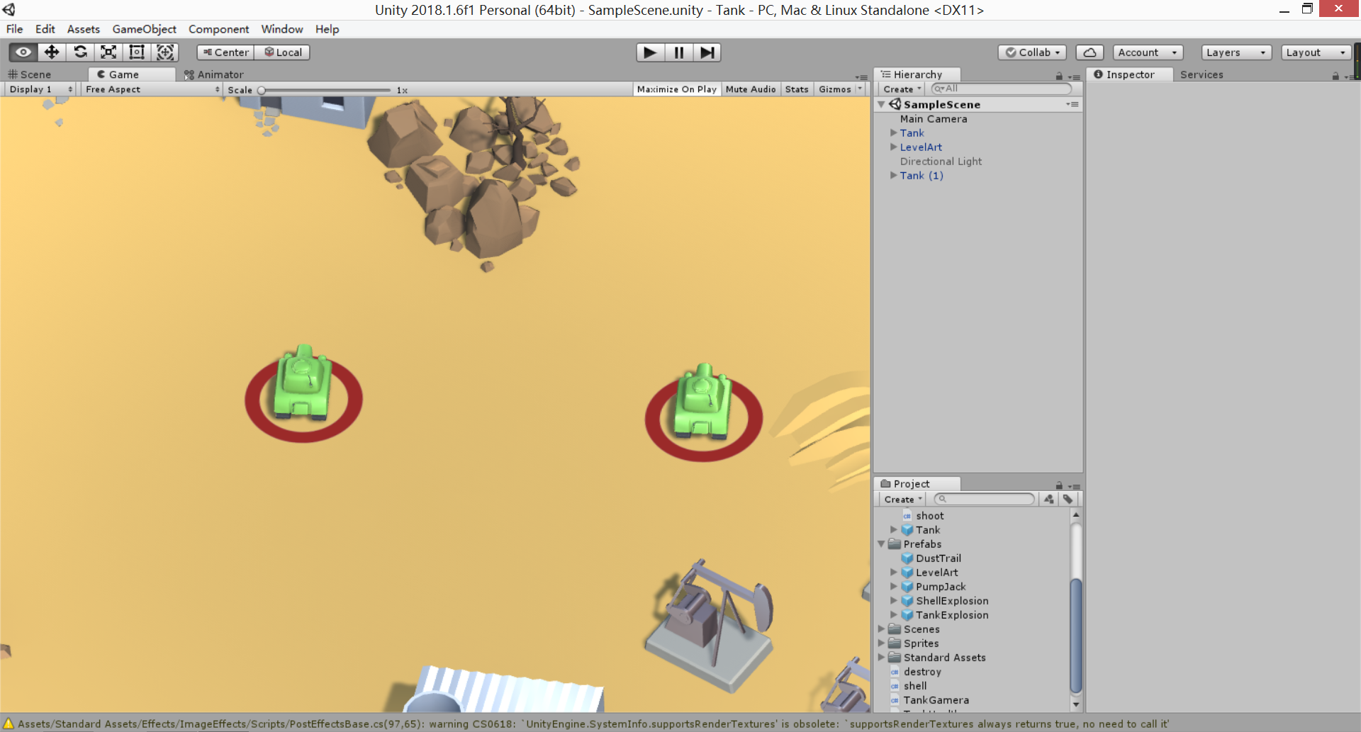 0020 C#用unity3D做的一个坦克大战小游戏源码 - 宋马