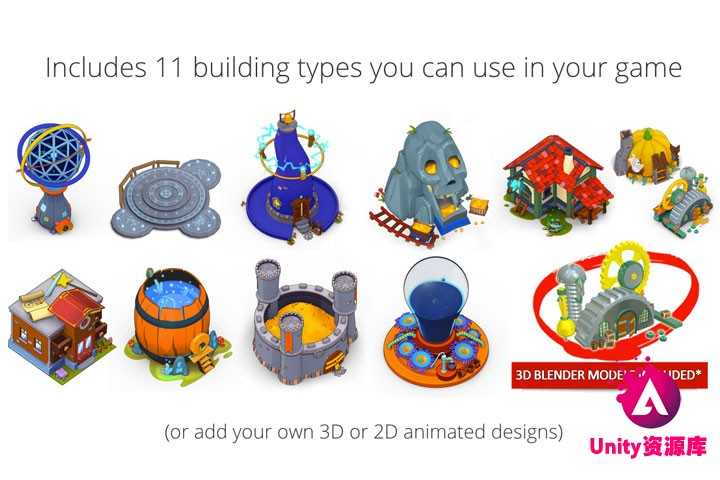unity3d City-Building Kit - Complete Version 7.4游戏源码
