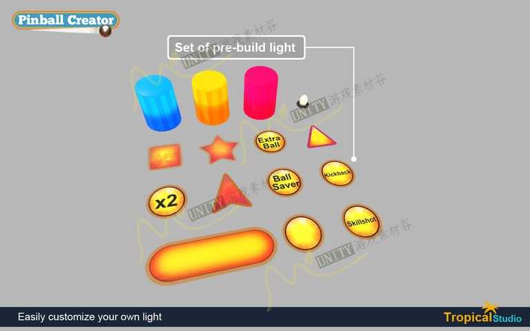 unity3D Pinball Creator 2.0.1弹球休闲益智游戏模板系统源码素材 unity3D Pinball Creator 2.0.1弹球休闲益智游戏模板系统源码素材