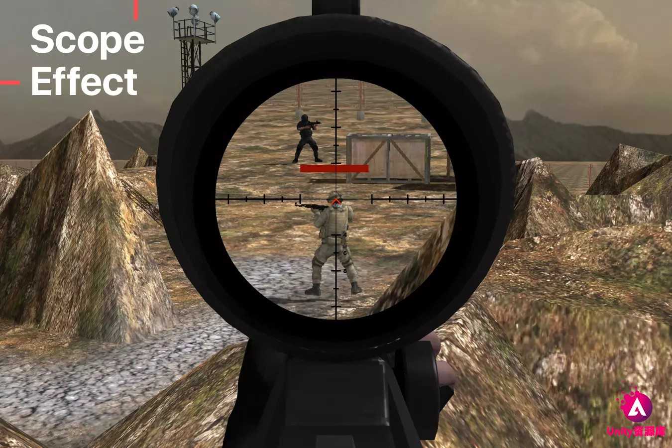 Unity 军事射击游戏项目源码 TPS Shooter (Military Style) 7.08