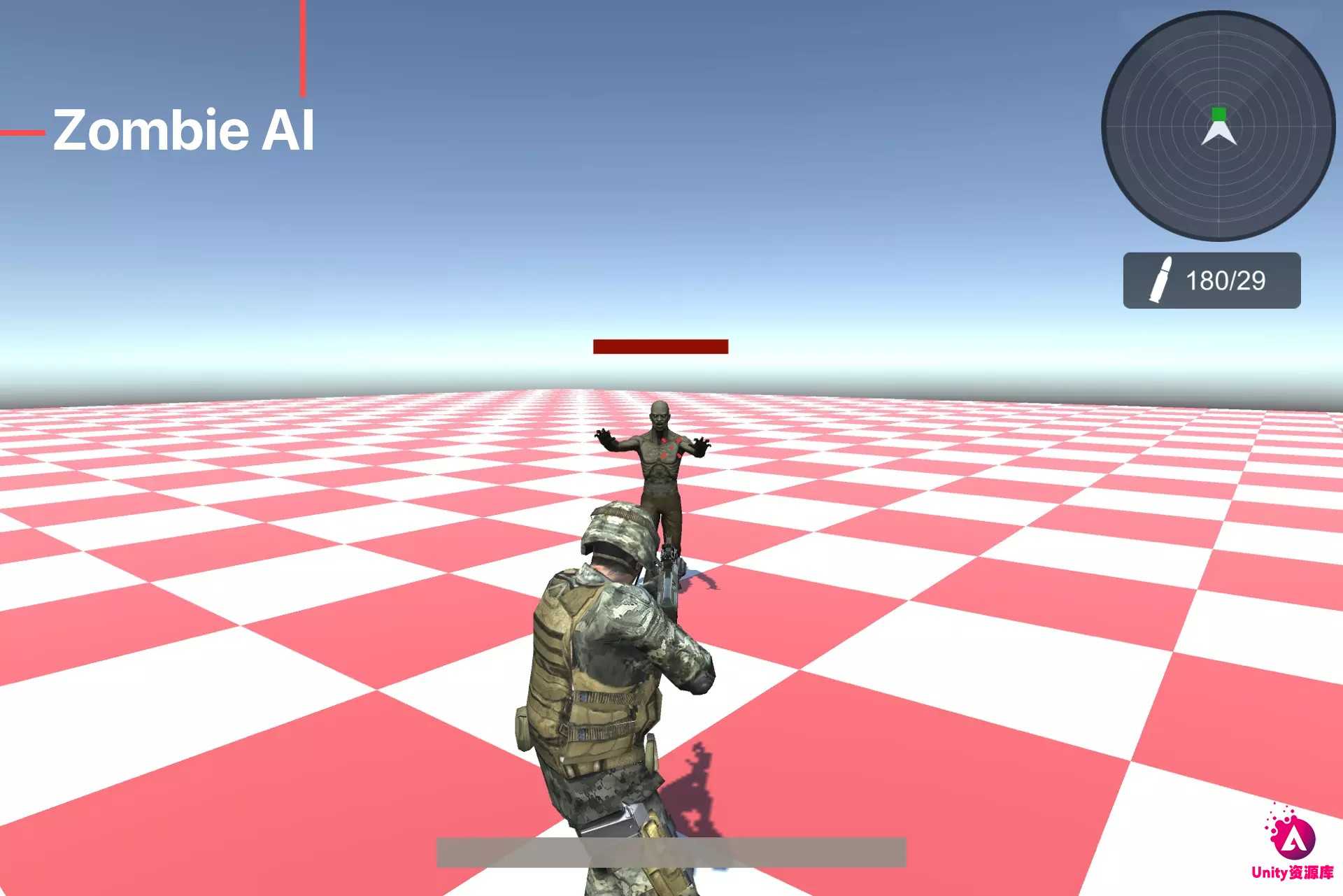 Unity 军事射击游戏项目源码 TPS Shooter (Military Style) 7.08