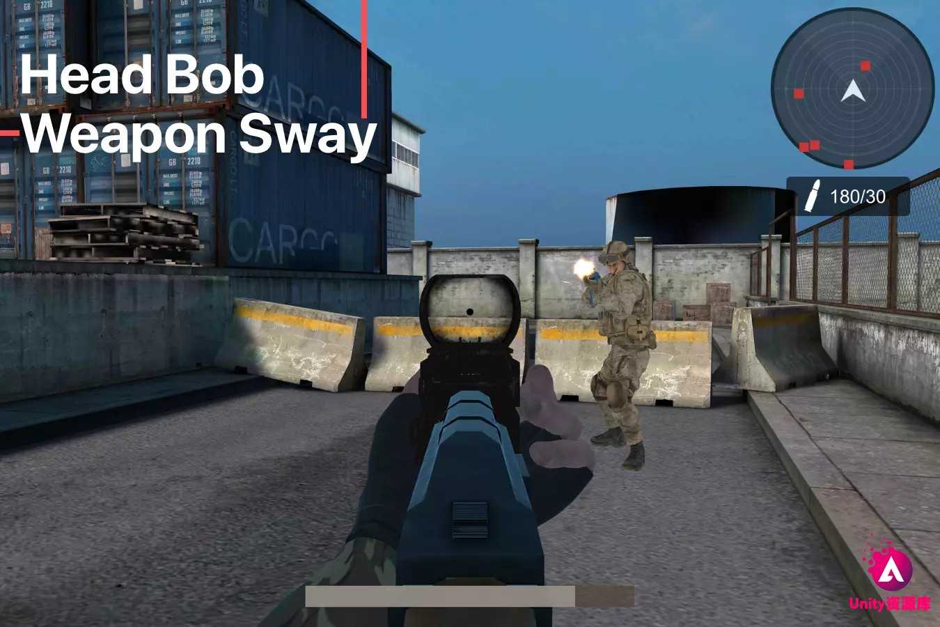 Unity 军事射击游戏项目源码 TPS Shooter (Military Style) 7.08