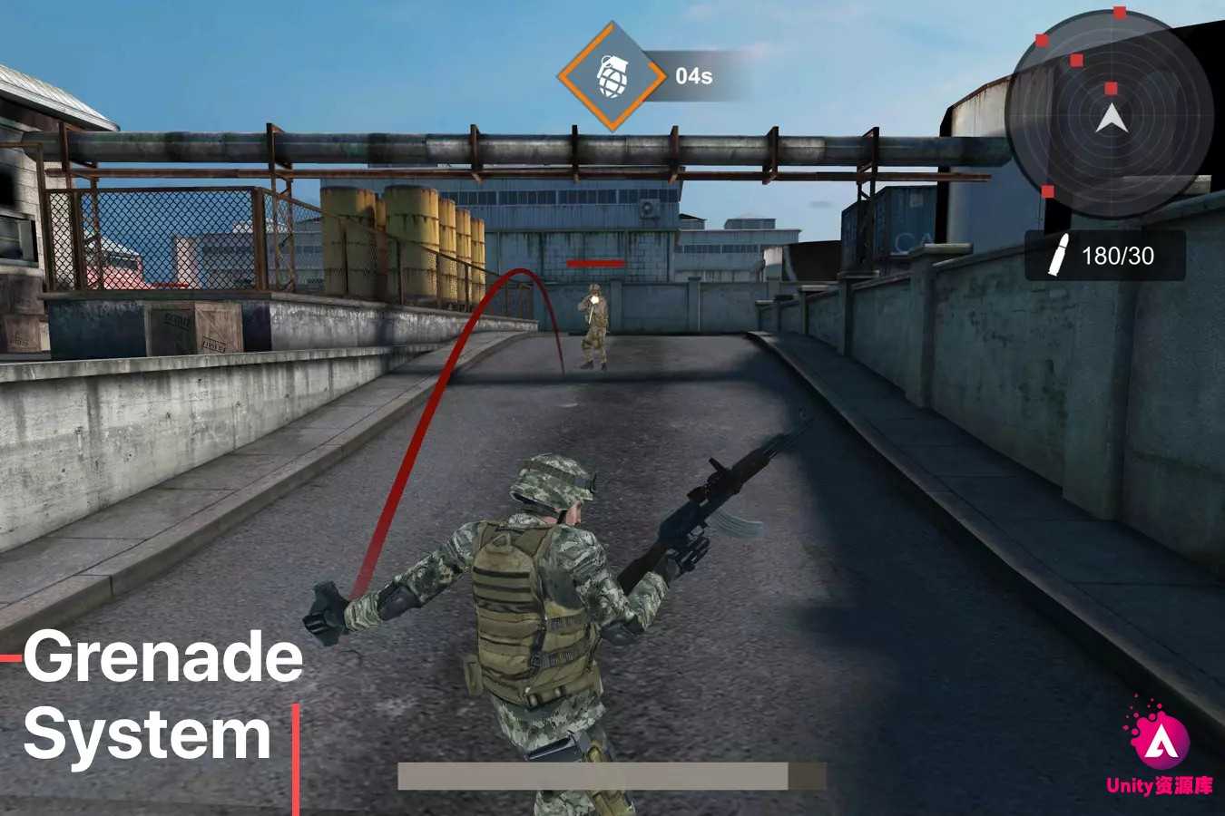 Unity 军事射击游戏项目源码 TPS Shooter (Military Style) 7.08