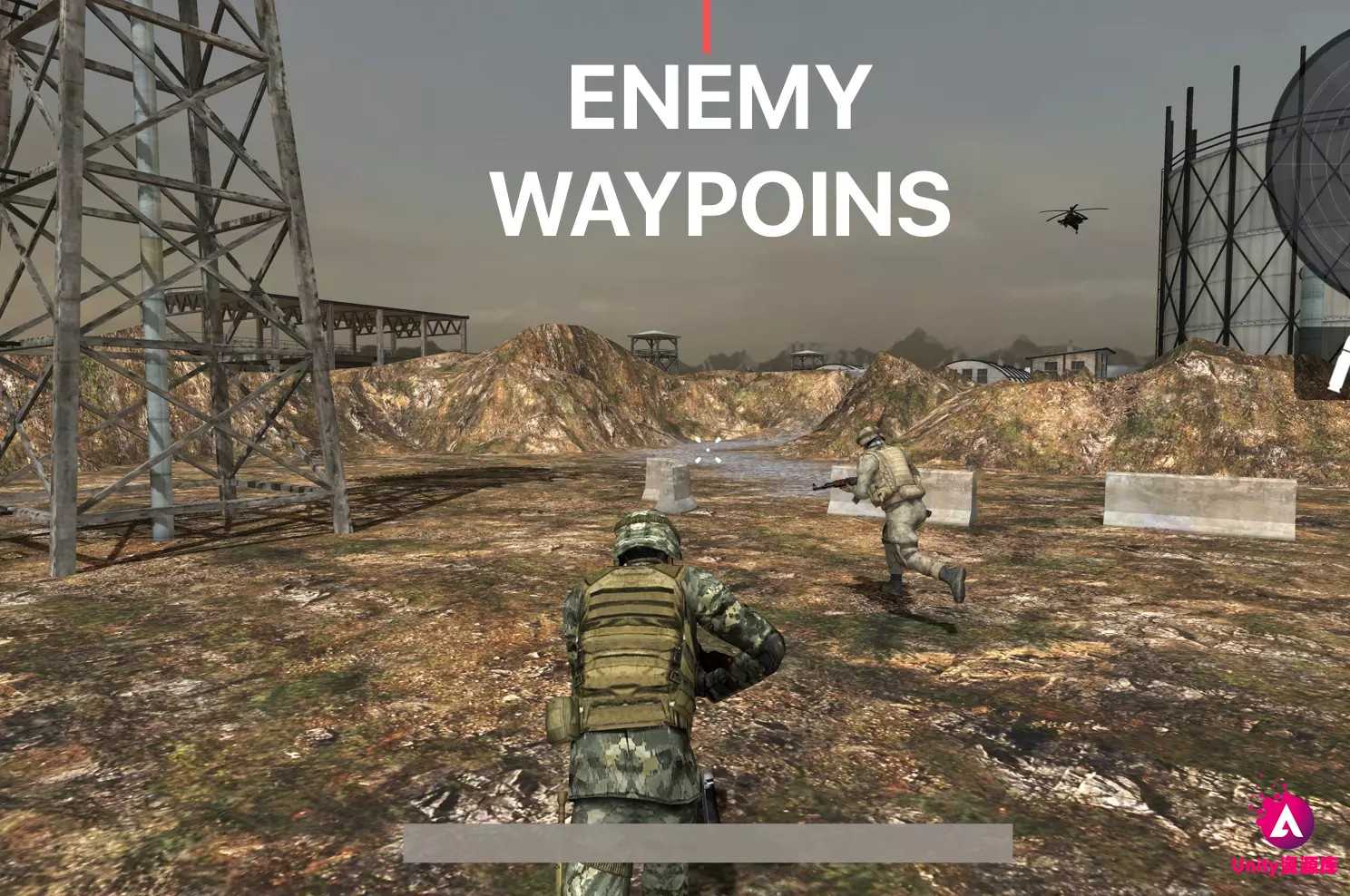 Unity 军事射击游戏项目源码 TPS Shooter (Military Style) 7.08