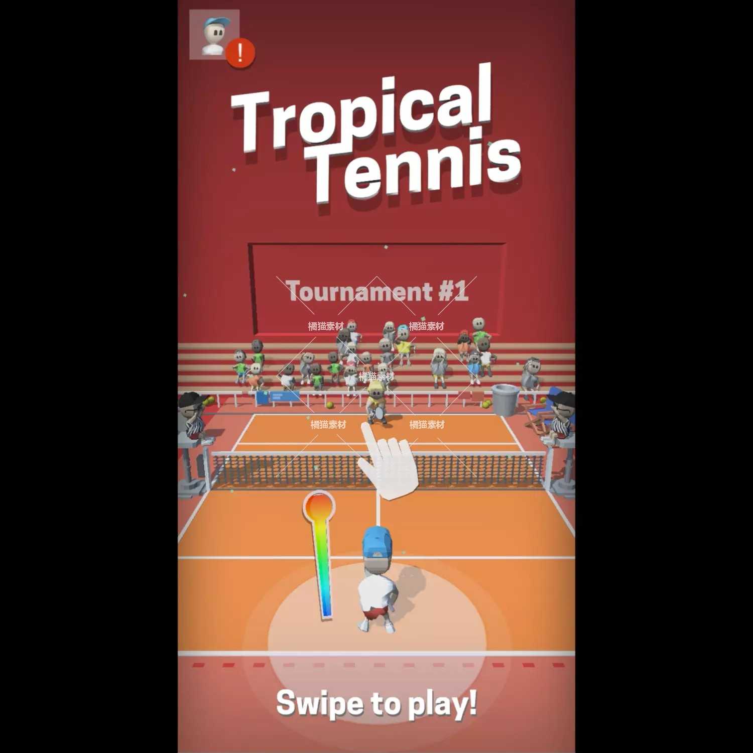 Unity3D 移动版网球项目源码Tennis Mobile-full game 1.1包更新