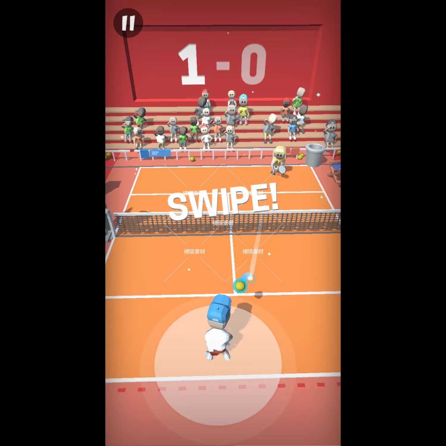 Unity3D 移动版网球项目源码Tennis Mobile-full game 1.1包更新