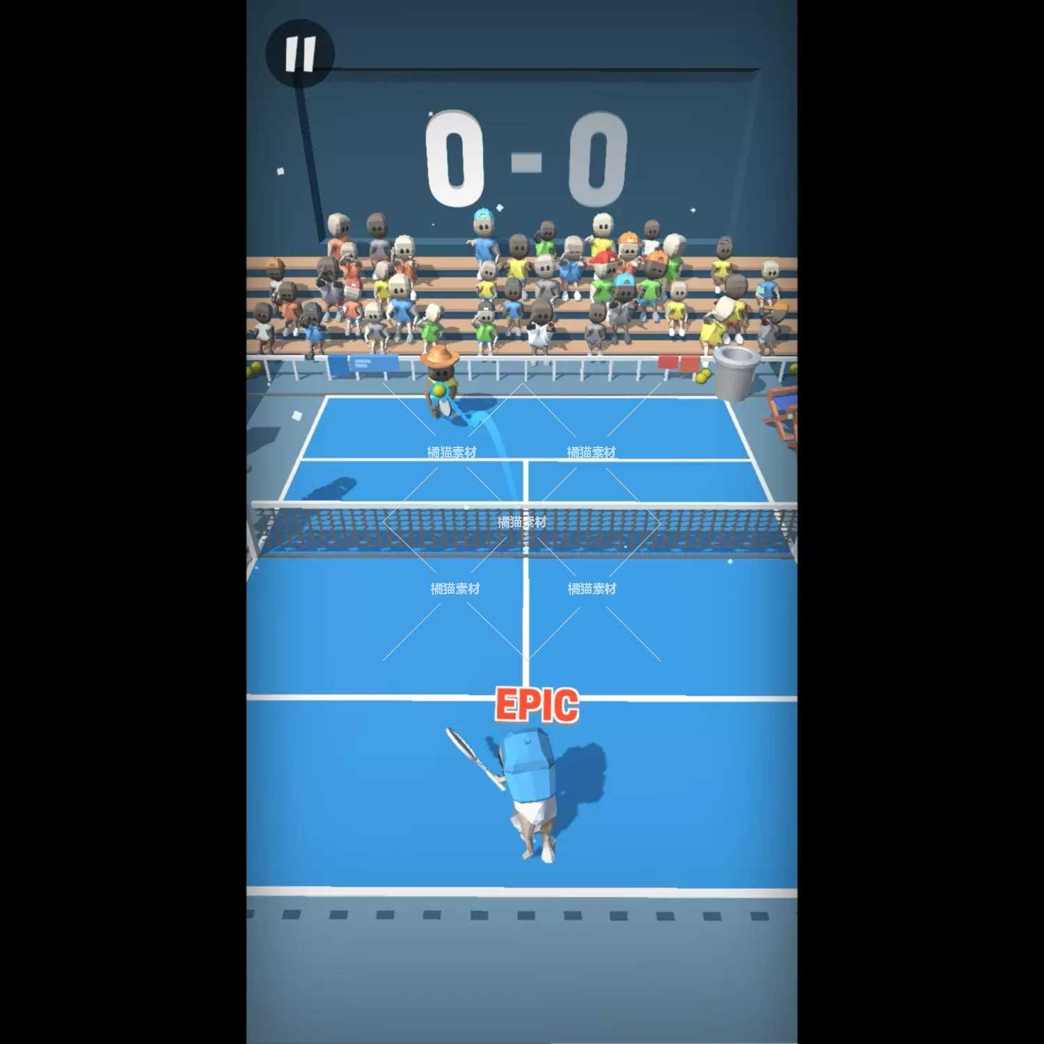 Unity3D 移动版网球项目源码Tennis Mobile-full game 1.1包更新
