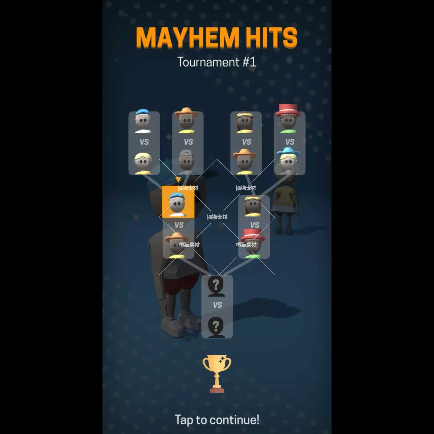 Unity3D 移动版网球项目源码Tennis Mobile-full game 1.1包更新