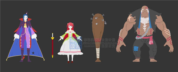 二次元卡通渲染全套角色人物3D模型 shader源码 萌妹子帅哥 3dmax