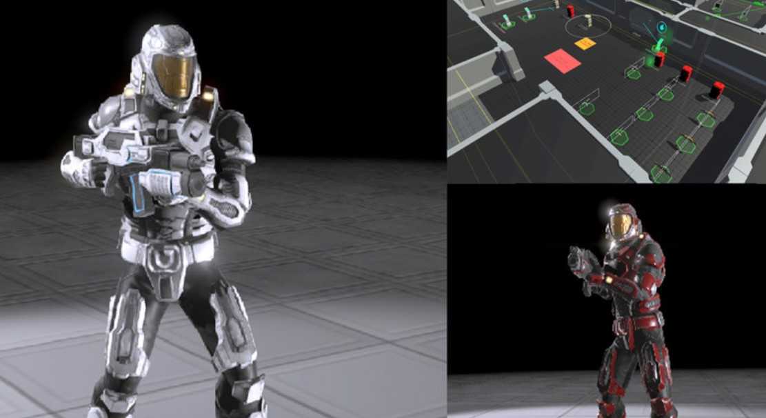 Unity3D科幻射击游戏源码 Sci Fi Top Down Game Template 1.8.01 - 宋马