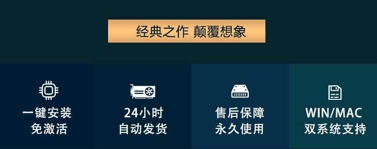PS软件PSCC2017/2019/2020正版CS6激活码2021全套中英文版MAC