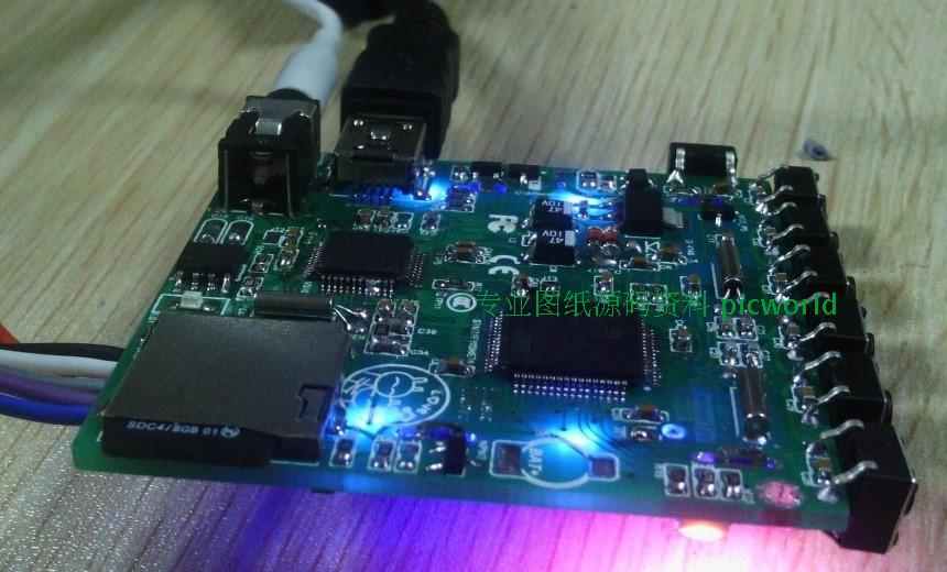 （l005）STM32f103单片机VS1053 SD卡MP3播放器图纸源码