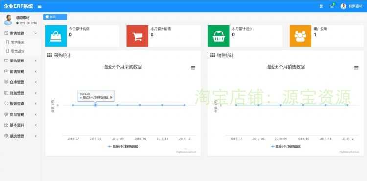 erp系统企业erp信息管理系统源码springboot项目进销存系统java