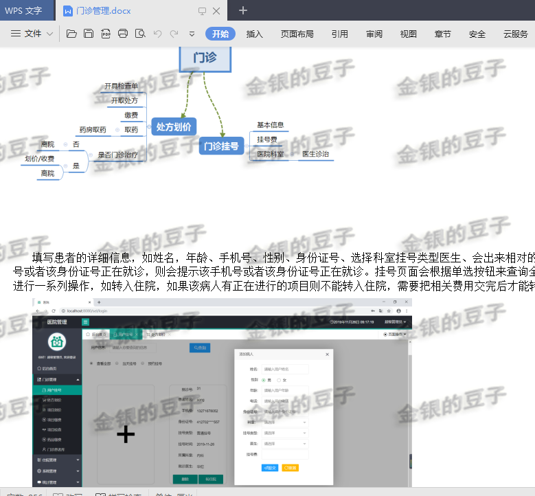 springboot layui医院管理系统医药管理门诊住院排班药房药品源码