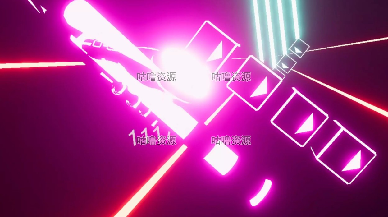 Unity3D VR Beats Kit 1.15 虚拟现实节奏光剑游戏项目源码