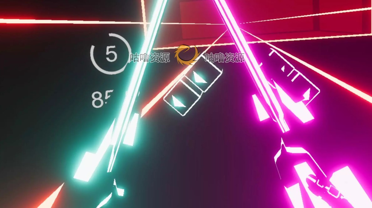Unity3D VR Beats Kit 1.15 虚拟现实节奏光剑游戏项目源码