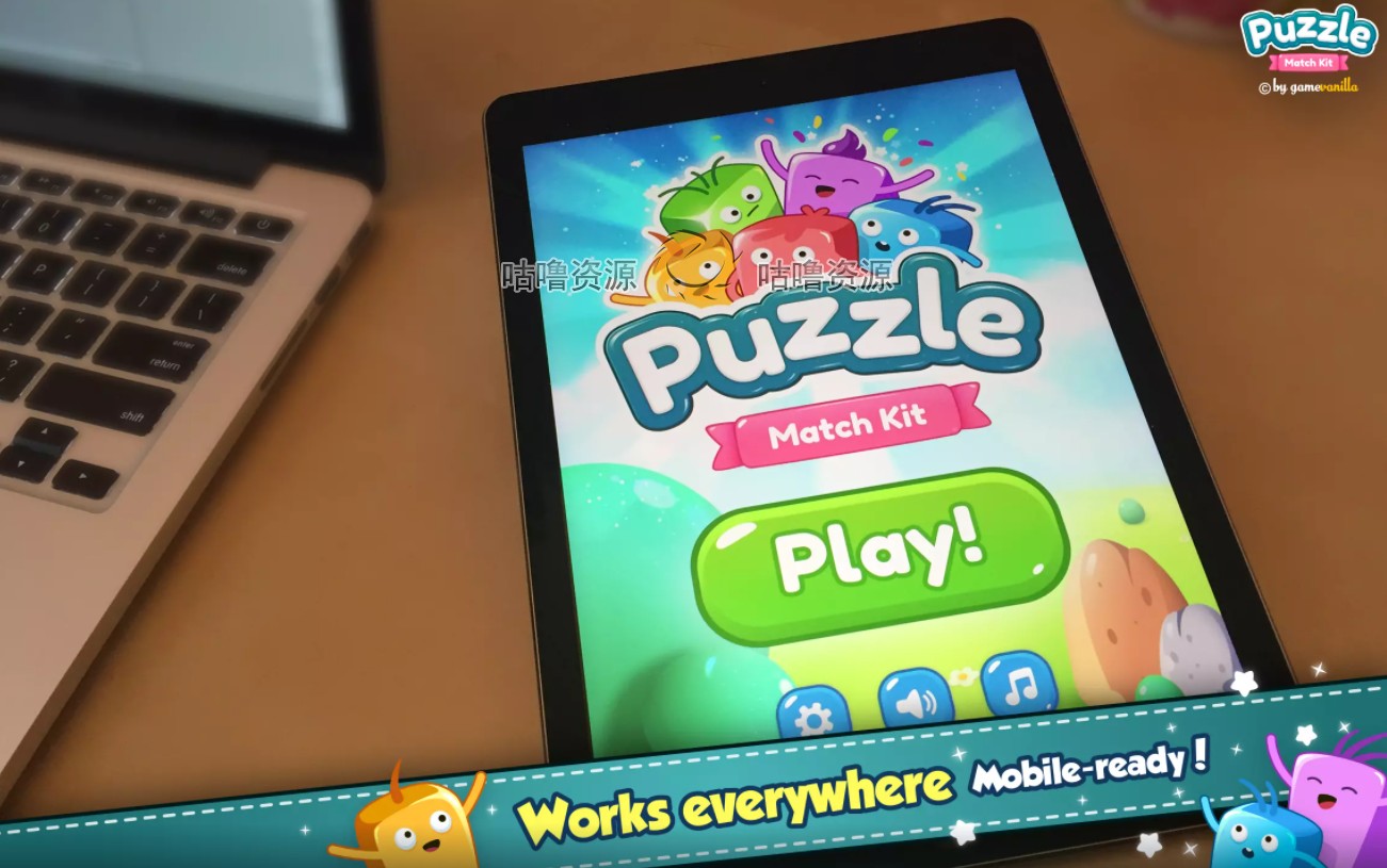 Unity Puzzle Match Kit 1.6.0 消消乐三消休闲游戏项目源码U3D